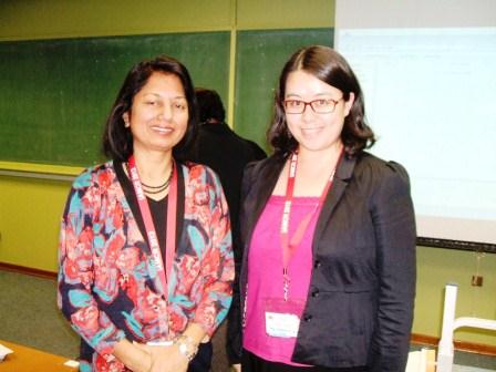 Qin Jie and Professor Sandhya Rao